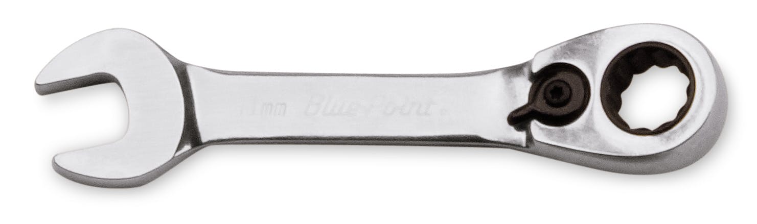 11 mm 12-Point Metric 15° Offset Short Ratcheting Combination Wrench (Blue-Point®) | BOERMS11 11 mm 12-Point Metric 15° Offset Short Ratcheting Combination Wrench (Blue-Point®) | BOERMS11